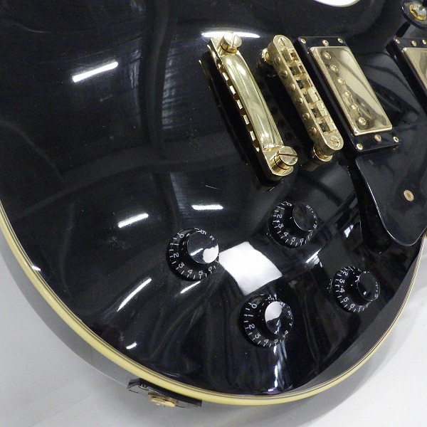 実際に弊社で買取させて頂いた★【弦無し】Mavis/メイビス レスポールカスタムType エレキギター セットネック ソフトケース付の画像 6枚目