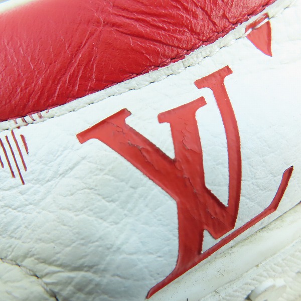 実際に弊社で買取させて頂いたLOUIS VUITTON/ルイヴィトン ルクセンブルグライン ローカットスニーカー LD1119/9.5の画像 7枚目