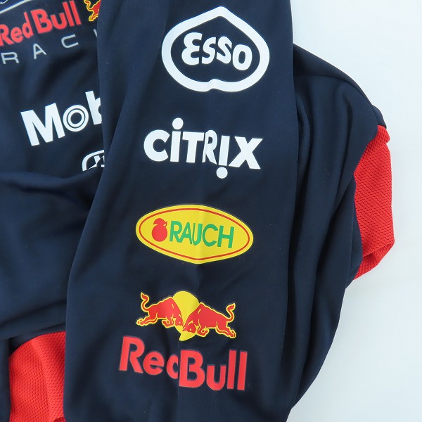 実際に弊社で買取させて頂いたPUMA/プーマ Red Bull Racing/レッドブル ポロシャツ 長袖 F1/ネイビー 濃紺/604919-01/XLの画像 5枚目