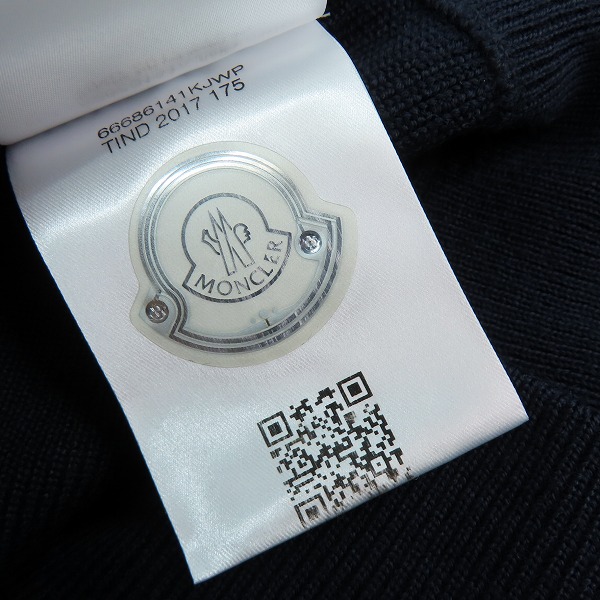 実際に弊社で買取させて頂いたMONCLER/モンクレール MAGLIONE TRICOT CARDIGAN ニット切り替え Lの画像 6枚目