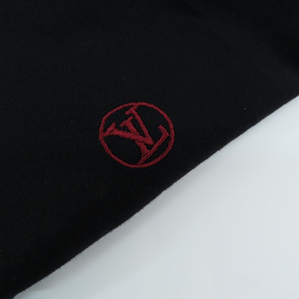 実際に弊社で買取させて頂いたLOUIS VUITTON/ルイヴィトン サークルロゴ Tシャツ ブラック RM202Q JC8 HAY50W/Lの画像 9枚目