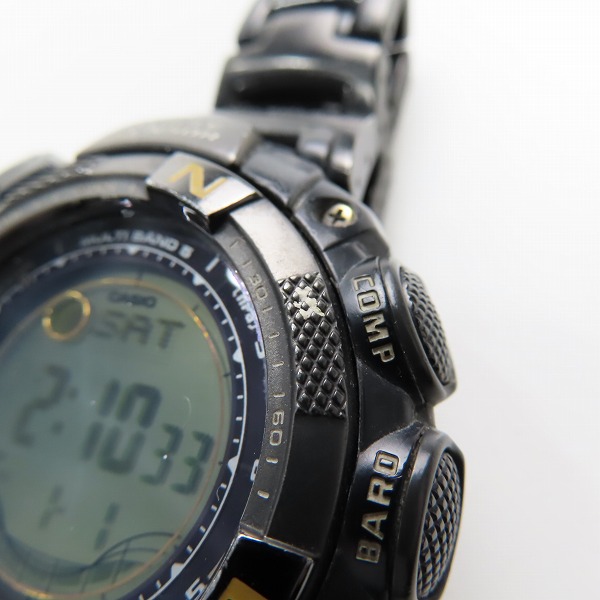 実際に弊社で買取させて頂いたCASIO/カシオ PROTREK/プロトレック ソーラー 腕時計/PRW-1500YTJの画像 9枚目