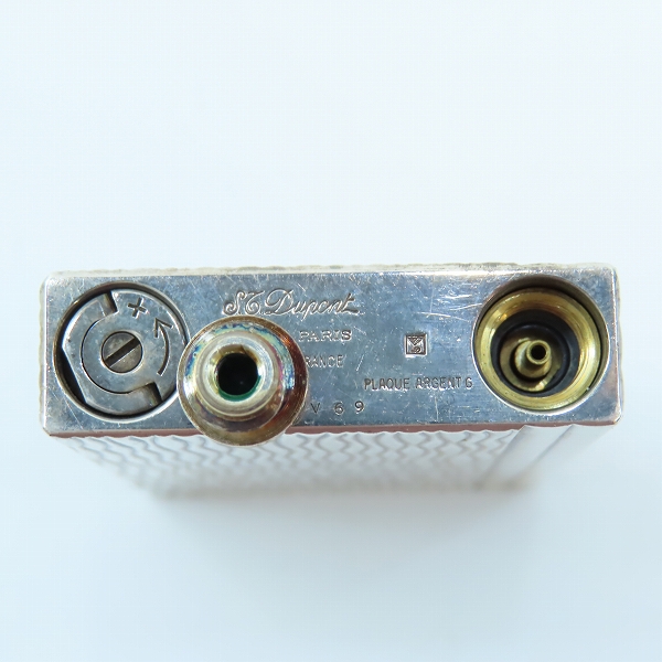 実際に弊社で買取させて頂いたS.T.Dupont/デュポン GATSBY/ギャッツビー カスケード ゴールドローラー ガスライター の画像 4枚目