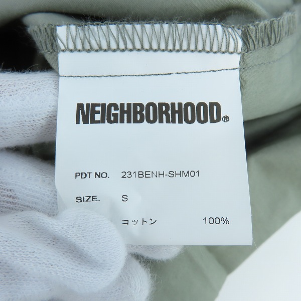 実際に弊社で買取させて頂いたNEIGHBORHOOD/ネイバーフッド 23SS OVER SHIRT 半袖シャツ 231BENH-SHM01/Sの画像 3枚目