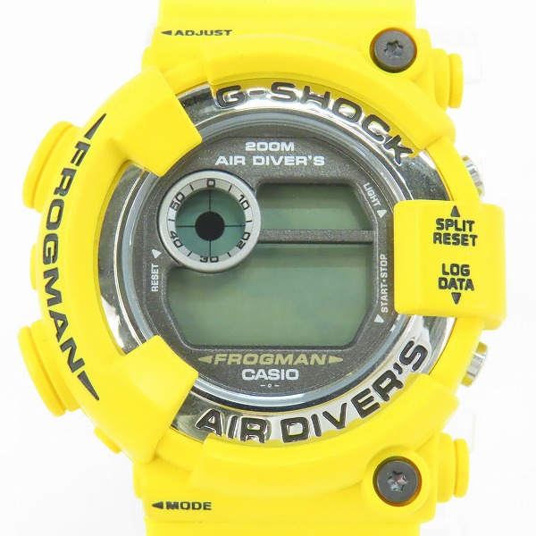 実際に弊社で買取させて頂いたG-SHOCK/Gショック FROGMAN/フロッグマン MEN IN YELLOW/メンインイエロー DW-8250Y-9T【動作未確認】