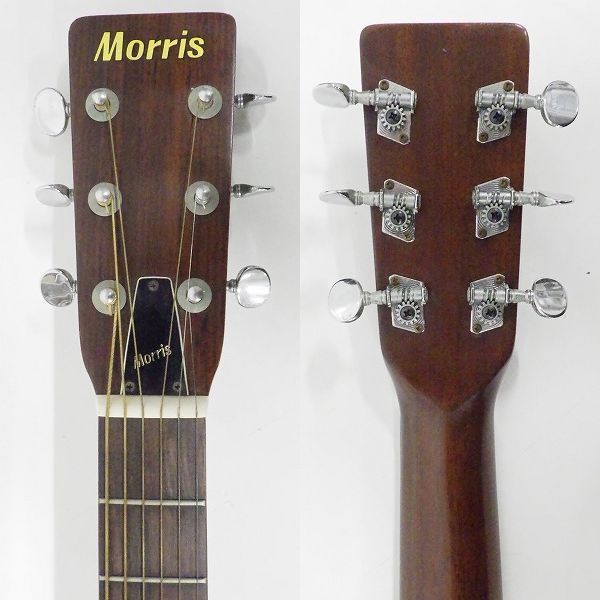 実際に弊社で買取させて頂いた★Morris/モーリス W15 アコースティックギター/アコギ ソフトケース付の画像 2枚目