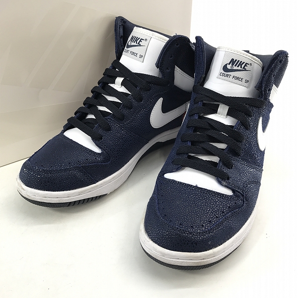 実際に弊社で買取させて頂いたNIKE×GOODENOUGH ナイキ×グッドイナフ COURT FORCE SP FRAGMENT コートフォース フラグメント 814913-414 /26
