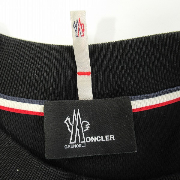 実際に弊社で買取させて頂いた【JPタグ】MONCLER/モンクレール ロゴプリント 長袖Tシャツ ブラック I20978D00001/XLの画像 2枚目