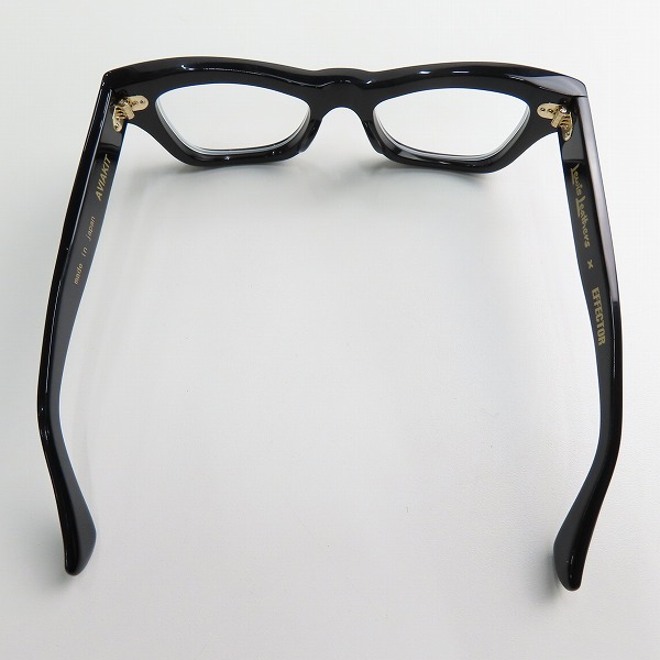 実際に弊社で買取させて頂いたEFFECTOR×Lewis Leather/エフェクター×ルイスレザー AVIAKIT/アヴィアキット フルリム 度入り メガネフレーム/アイウェアの画像 2枚目