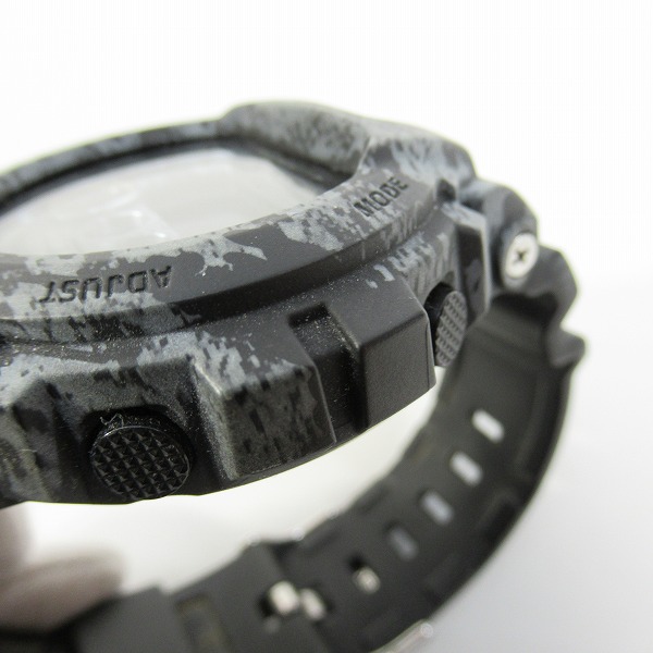 実際に弊社で買取させて頂いたG-SHOCK/G-ショック×Maharishi/マハリシ コラボ カモ柄三つ目腕時計 GD-X6900MH-1JR【動作未確認】の画像 6枚目