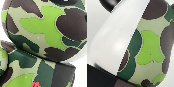 実際に弊社で買取させて頂いたMEDICOM TOY/メディコムトイ WIND AND SEA×atmos×BE@RBRICK/ウィンダンシー×アトモス×ベアブリック 400%の画像 9枚目