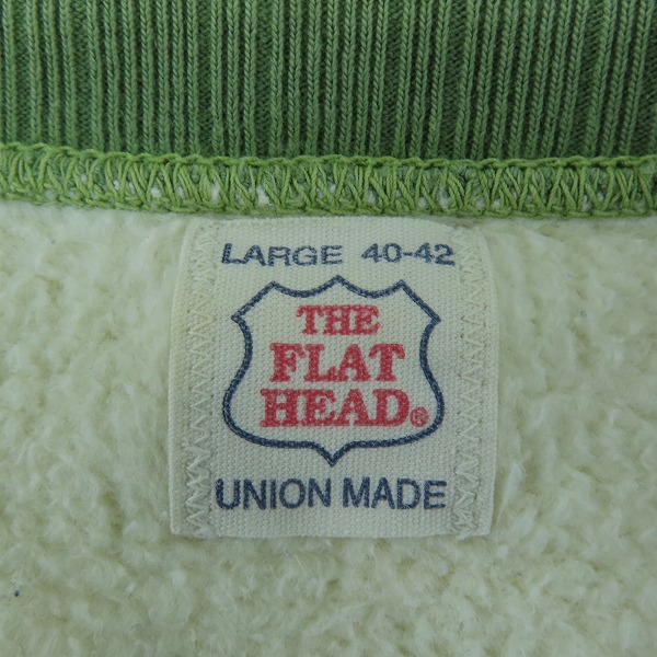 実際に弊社で買取させて頂いた THE FLAT HEAD/フラットヘッド ジップアップ スウェット/Ｌ40-42の画像 2枚目