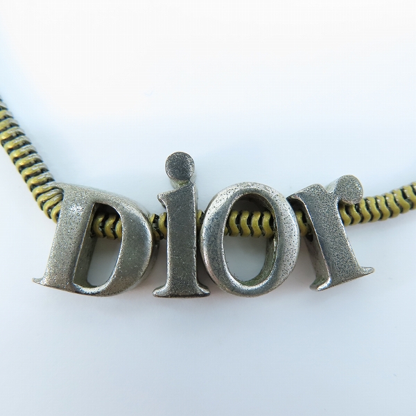 実際に弊社で買取させて頂いた【ジャンク】Christian Dior/クリスチャンディオール  ネックレス ロゴチャームの画像 1枚目