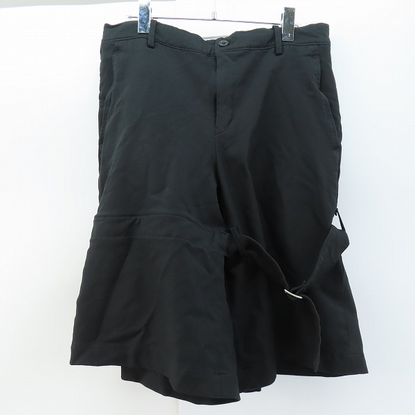 実際に弊社で買取させて頂いたBLACK COMME des GARCONS/ブラックコムデギャルソン 15AW ボンテージ ショートパンツ 1P-P016/M