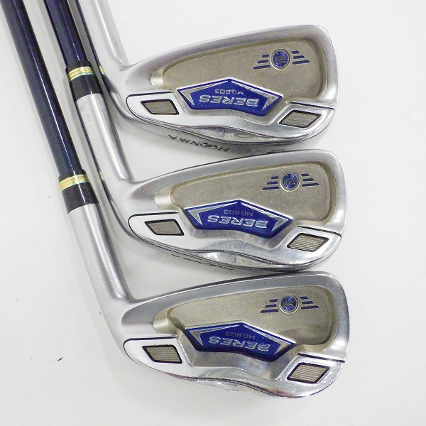 実際に弊社で買取させて頂いたHONMA/ホンマ BERES MG803/ベレス アイアン #3.4.6 3本セット ARMRQ UD54 ★★ FLEX:Rの画像 4枚目