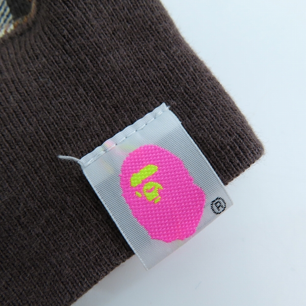 実際に弊社で買取させて頂いたAPEE BY A BATHING APE/エイピーバイアベイシングエイプ チェック柄 ジップアップパーカー /TALLの画像 4枚目