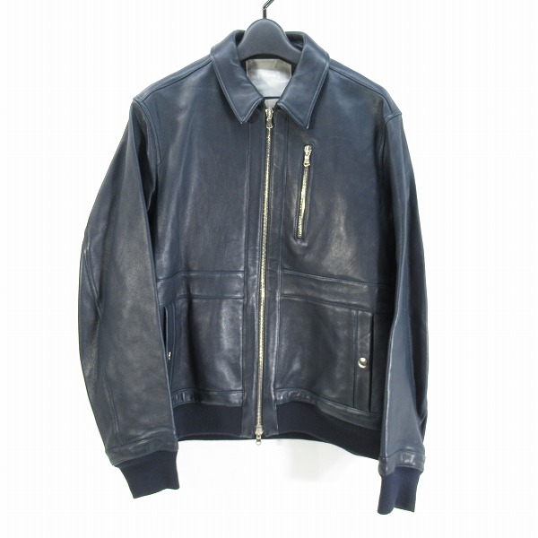 実際に弊社で買取させて頂いたMilok/ミロック 襟付きレザージャケット 21SSBL01/44