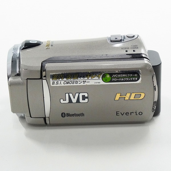 実際に弊社で買取させて頂いたJVC/日本ビクター ケンウッド Everio GZ-HM570 -S エブリオ デジタルビデオカメラ 動作確認済みの画像 2枚目