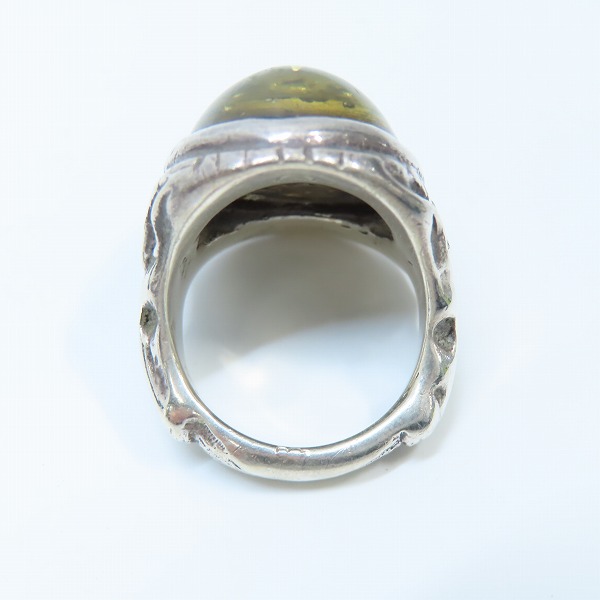 実際に弊社で買取させて頂いた【ギャラ付き】ALEX STREETER/アレックスストリーター エンジェルハートリング 15年限定 GOLD STAR BLACK ONYX GALAXY 16号の画像 5枚目