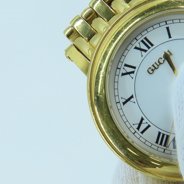 実際に弊社で買取させて頂いたGUCCI/グッチ クォーツ 腕時計【動作未確認】の画像 6枚目