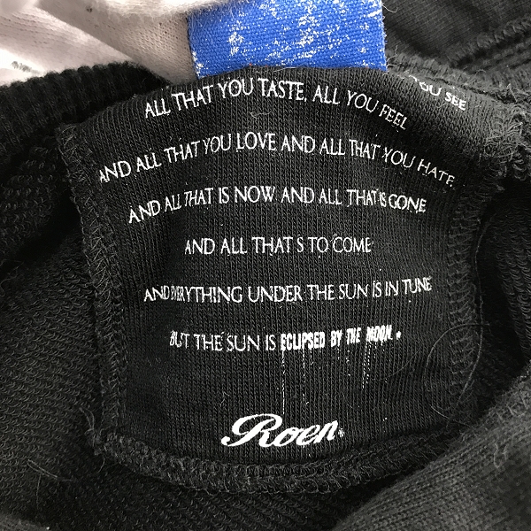 実際に弊社で買取させて頂いたRoen×Disney/ロエン×ディズニー ミッキーマウス 半袖パーカー 70470034 /48の画像 2枚目