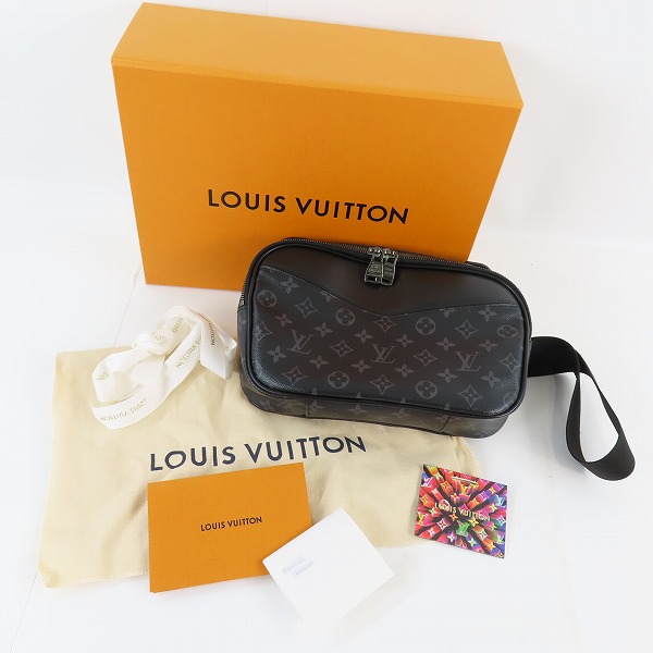 実際に弊社で買取させて頂いたLOUIS VUITTON/ルイヴィトン モノグラム エクリプス バムバッグ M42906の画像 9枚目