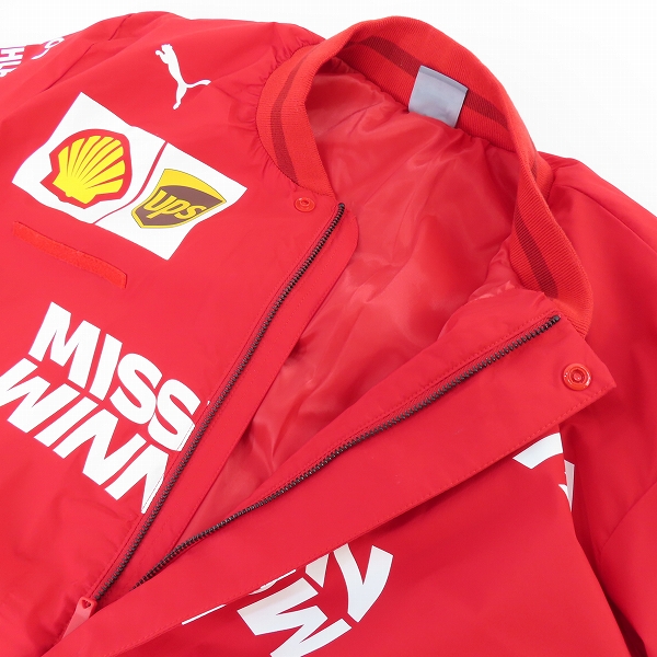 実際に弊社で買取させて頂いたpuma/プーマ フェラーリ Formula1/F1 ジャケット/ブルゾン 604793-01 /Lの画像 2枚目