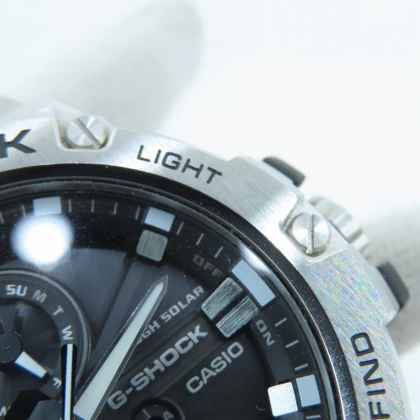 実際に弊社で買取させて頂いたG-SHOCK/Gショック G-STEEL/Gスチール Bluetooth搭載 タフネスクロノグラフ タフソーラー GST-B100D-1AJFの画像 6枚目