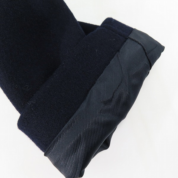 実際に弊社で買取させて頂いたEDIFICE/エディフィス フーディージップアップウールコート 19-020-300-1013-3-0/Lの画像 7枚目