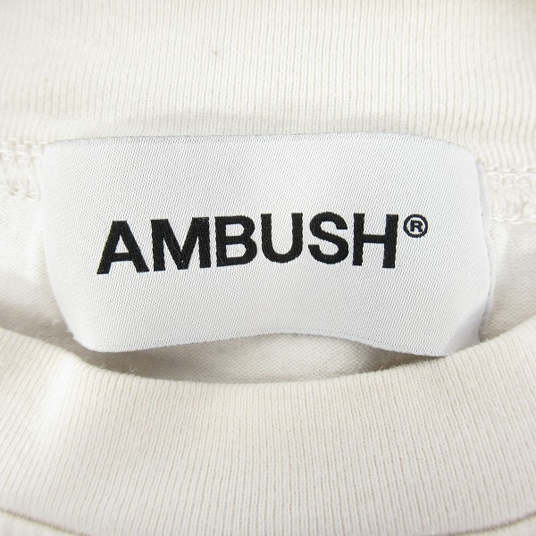 実際に弊社で買取させて頂いたAMBUSH/アンブッシュ LOGO T-SHIRT/Tシャツ 1211698/3の画像 2枚目