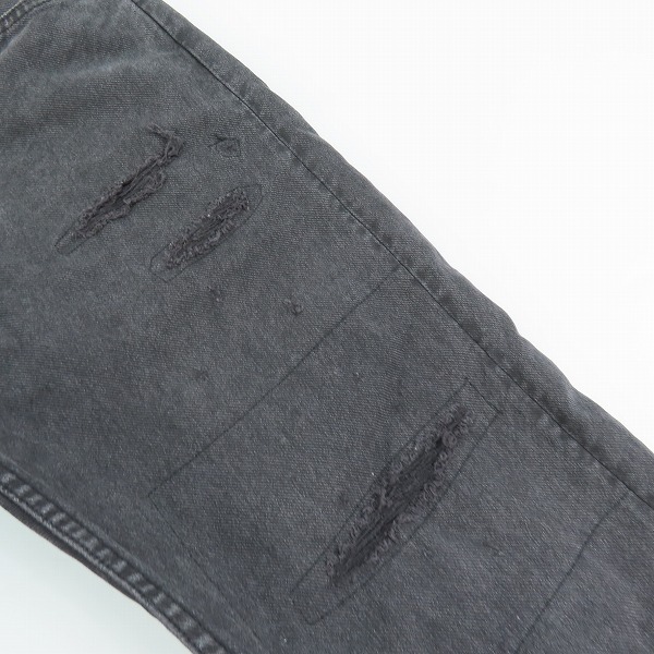 実際に弊社で買取させて頂いたvisvim/ヴィスヴィム 20AW FLUXUS 10 SERGE CRASH ダメージ加工 クラッシュ デニムパンツ ジーンズ グレー 0120205008005 3の画像 8枚目