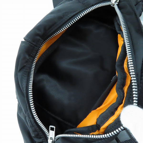 実際に弊社で買取させて頂いた(2)【未使用】PORTER/ポーター TANKER WAIST BAG (S) タンカー ウエストバッグ S ブラック/622-06629の画像 4枚目