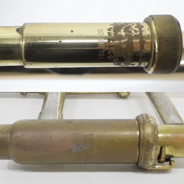 実際に弊社で買取させて頂いた★【使用感有り】YAMAHA/ヤマハ YSL-3530R/YSL3530R テナートロンボーン 赤ベル/レッドブラス ハードケース付の画像 4枚目