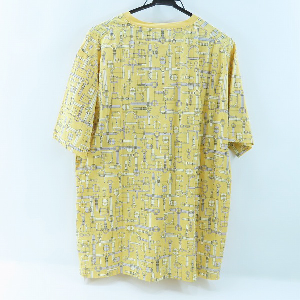 実際に弊社で買取させて頂いた【JPタグ/未使用】HERMES/エルメス 20SS Labyrinthe Equestre 馬具柄 クルーネック Tシャツ カットソー XXLの画像 1枚目