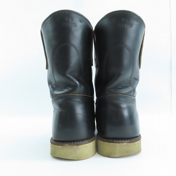 実際に弊社で買取させて頂いたRED WING/レッドウィング 羽タグ PECOS BOOTS/ペコスブーツ ブラック 8169 /7.5Eの画像 1枚目