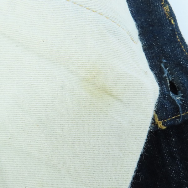 実際に弊社で買取させて頂いたTHE FLAT HEAD/フラットヘッド 10周年記念モデル デニムパンツ Lot.5100XX/W32L36の画像 5枚目