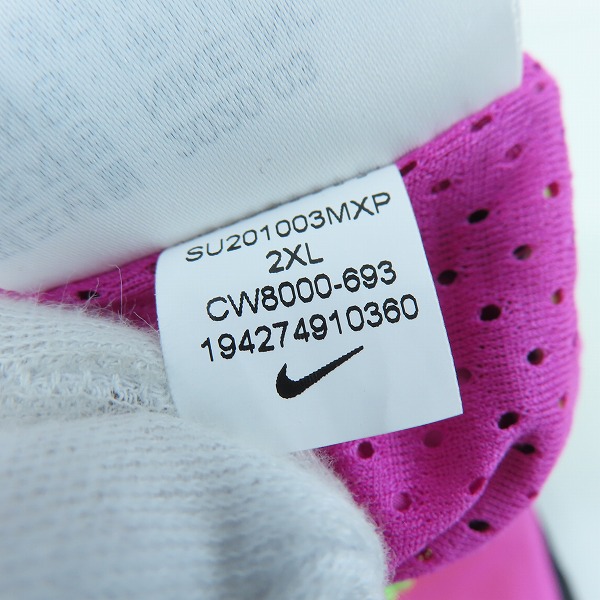 実際に弊社で買取させて頂いた【未使用】NIKE×AMBUSH/ナイキ×アンブッシュ Motorcycle Jacket バイカージャケット CW8000-693/XXLの画像 6枚目