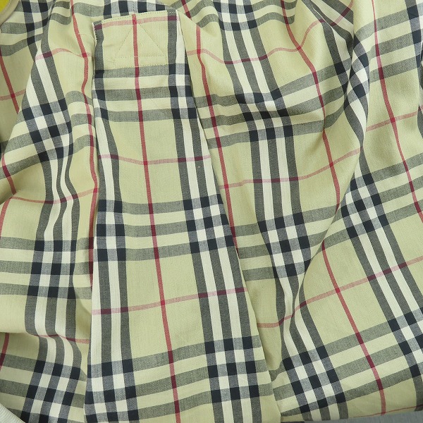 実際に弊社で買取させて頂いたBURBERRY LONDON/バーバリーロンドン 裏地ノバチェック ライナー付き トレンチコート/44の画像 5枚目