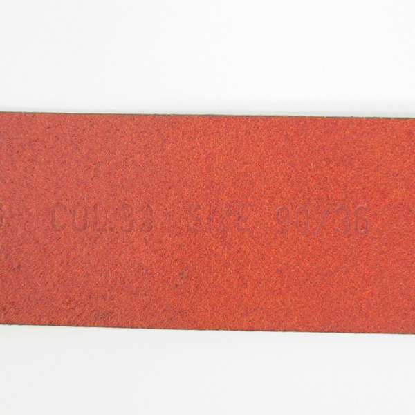 実際に弊社で買取させて頂いたDIESEL/ディーゼル 777 バックル レザーベルト 90/36の画像 7枚目