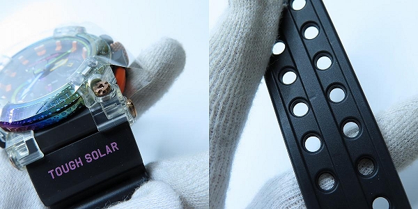 実際に弊社で買取させて頂いた【未使用】G-SHOCK/Gショック FROGMAN/フロッグマン ボルネオ レインボー トード GWF-A1000BRT-1AJRの画像 5枚目