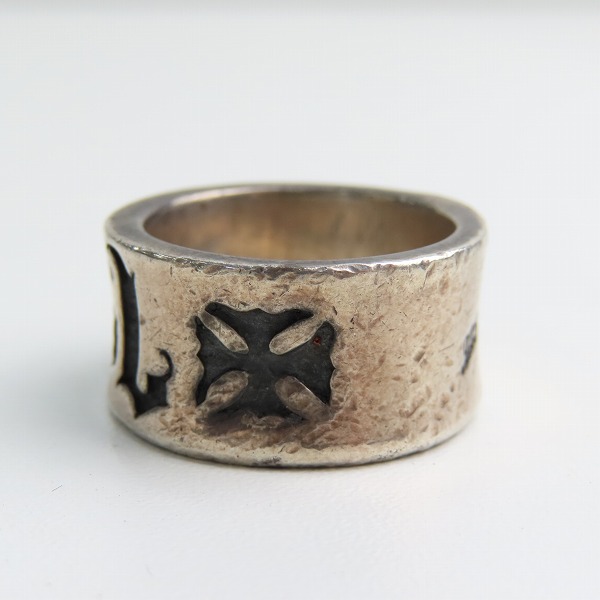 実際に弊社で買取させて頂いたBill Wall Leather/ビルウォールレザー BWL エグゼクティブ クロス リング SV925 /20-21号 の画像 2枚目