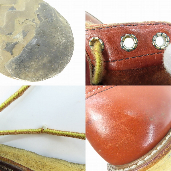 実際に弊社で買取させて頂いたRED WING/レッドウィング アイリッシュセッター ブーツ 羽タグ 8166 /8Dの画像 9枚目