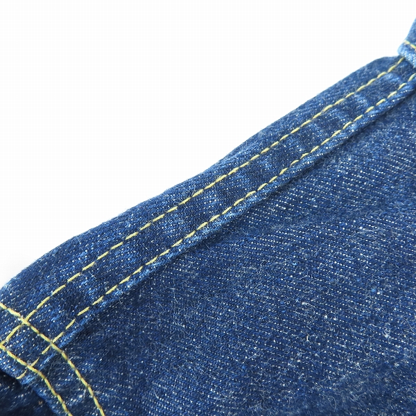 実際に弊社で買取させて頂いたLEVIS/リーバイス 507 J22 日本製 復刻 2ndモデル デニムジャケット /34の画像 4枚目
