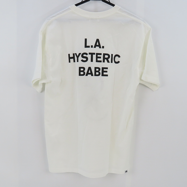 実際に弊社で買取させて頂いたHYSTERIC GLAMOUR/ヒステリックグラマー HYS LOVER 半袖カットソー/Tシャツ 02212CT01/ホワイト/Mの画像 1枚目