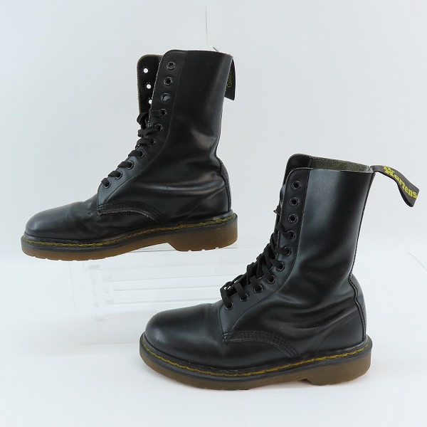 実際に弊社で買取させて頂いたDr.Martens/ドクターマーチン ENGLAND製 10ホール レースアップブーツの画像 3枚目