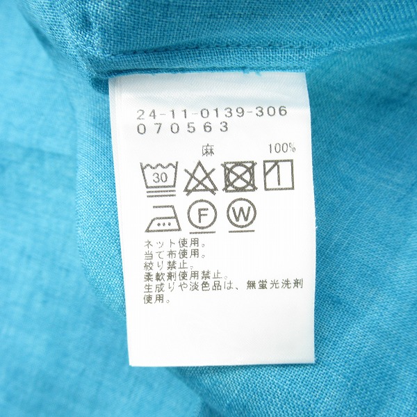 実際に弊社で買取させて頂いたBrilla per il gusto/ブリッラ ペル イル グスト リネンシャツ/Lの画像 4枚目