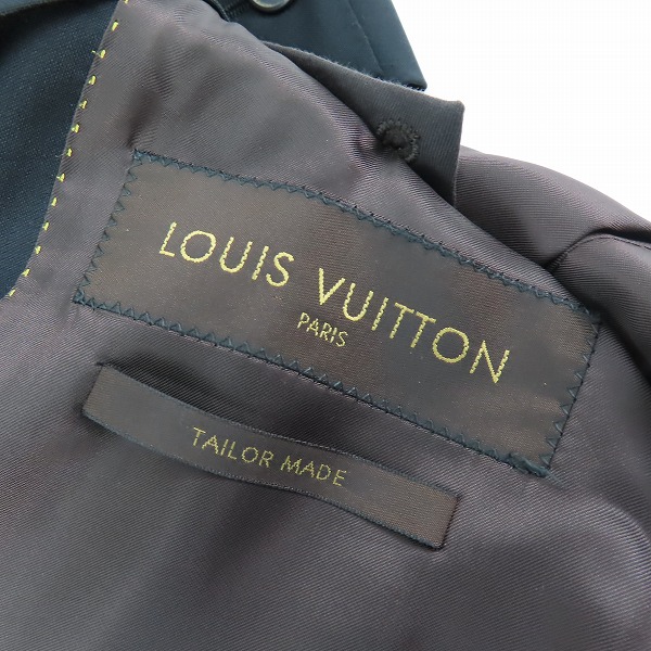 実際に弊社で買取させて頂いた【JPタグ】LOUIS VUITTON/ルイヴィトン モヘア混 2B テーラードジャケット 52の画像 2枚目