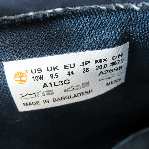 実際に弊社で買取させて頂いたTimberland/ティンバーランド DOUBLE COLLAR/ダブルカラー ウォータープルーフ 6インチ ブーツ A1L3C A2698/28の画像 5枚目