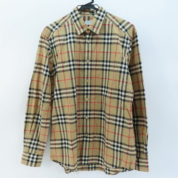 実際に弊社で買取させて頂いたBURBERRY LONDON ENGLAND/バーバリーロンドンイングランド チェックシャツ 8020863/M