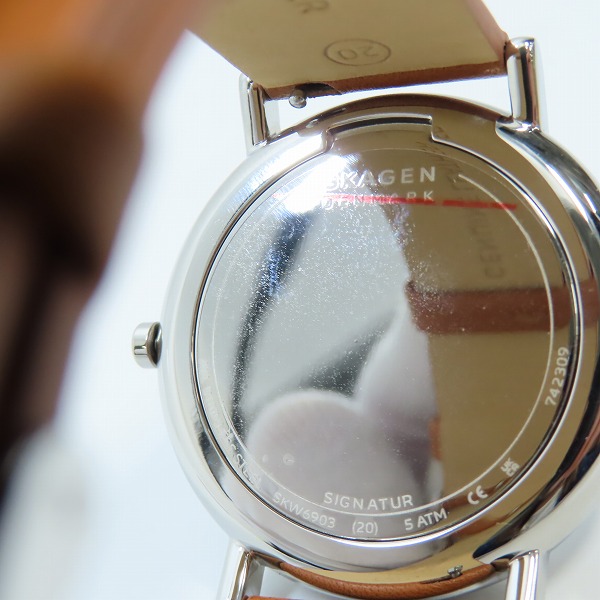実際に弊社で買取させて頂いたSKAGEN/スカーゲン SIGNATUR 腕時計 SKW6903の画像 3枚目